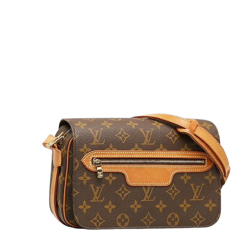 Louis Vuitton Monogram Saint Germain 24 Shoulder Bag M51210 Brown PVC Leather