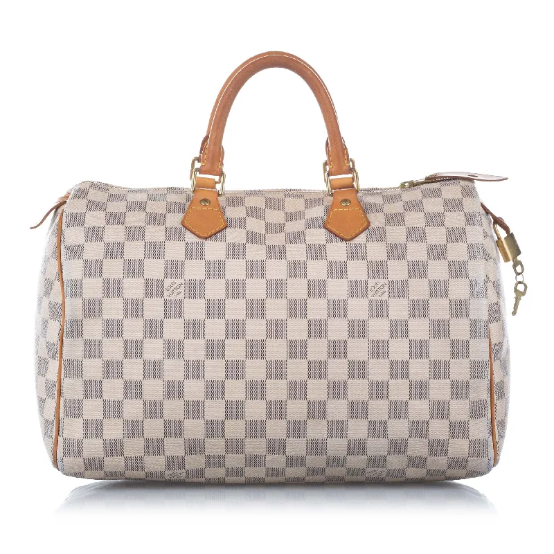 Damier Azur Speedy 35 White