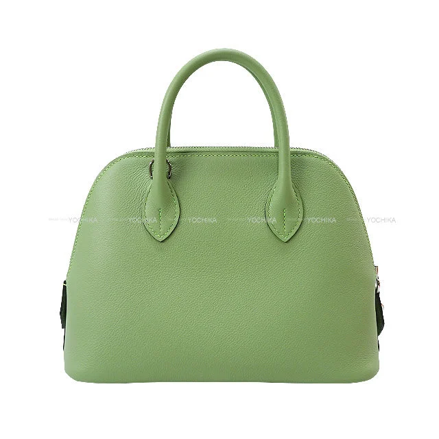 HERMES Shoulder bag Bolide1923 25 Vert criquet Evercolor Gold HW Stamp Z[ALMOST NEW][Authentic]