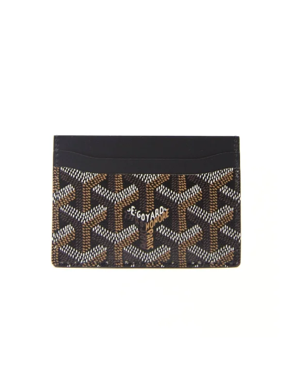 GOYARD Saint-Sulpice Card Wallet in Black