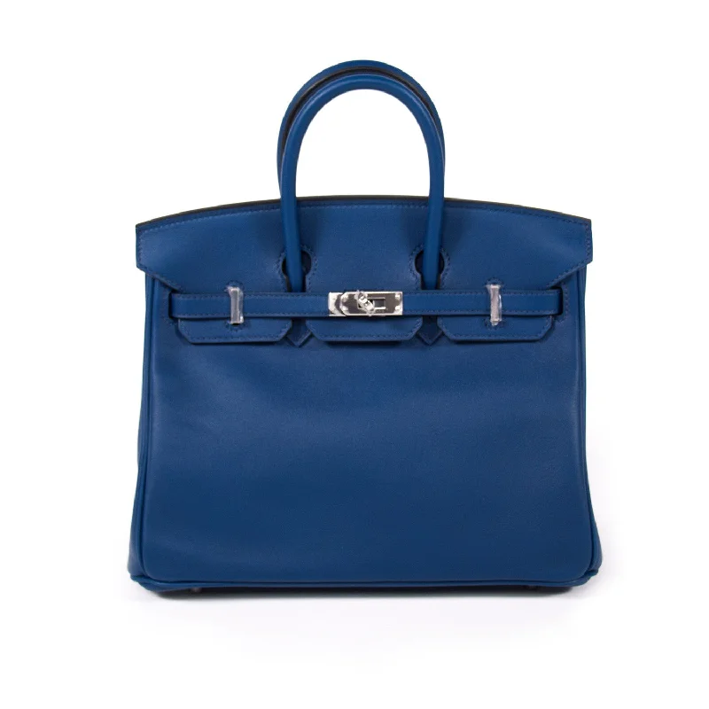 Hermes Birkin 25 Navy Blue Swift