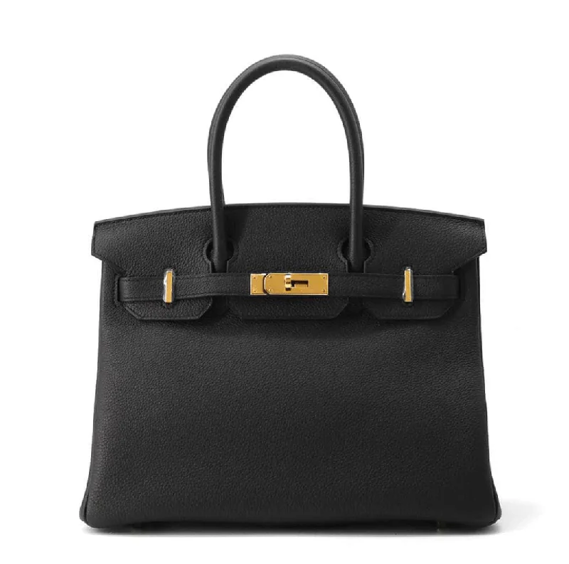 Hermes Birkin 30 Black Togo GHW #W SKCB-133091