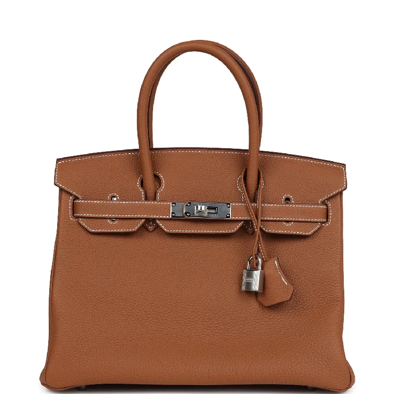 Hermes Birkin 30 Gold Togo Palladium Hardware