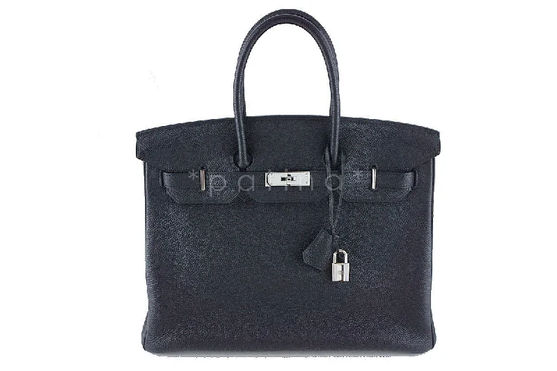 Hermes Black 35cm Birkin Bag, Togo PHW Pristine