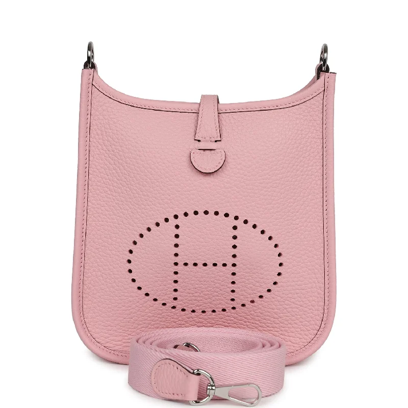 Hermes Evelyne TPM Rose Sakura Clemence Palladium Hardware