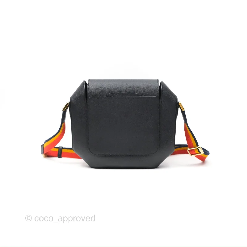 Hermes Octogone 23 Black Epsom