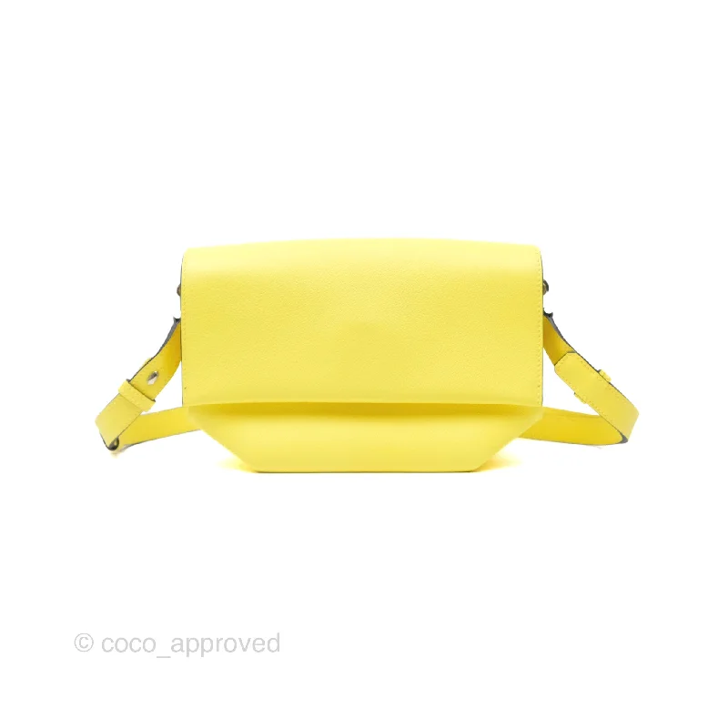 Hermes Opli Bag Lime Yellow Novillo