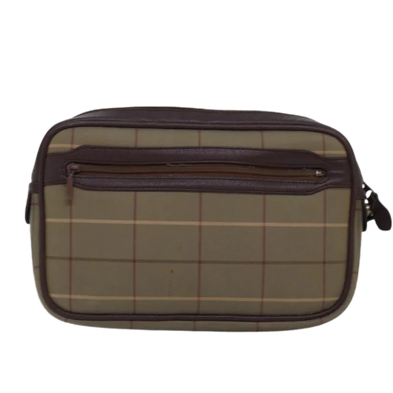 BURBERRY Nova Check Clutch Bag