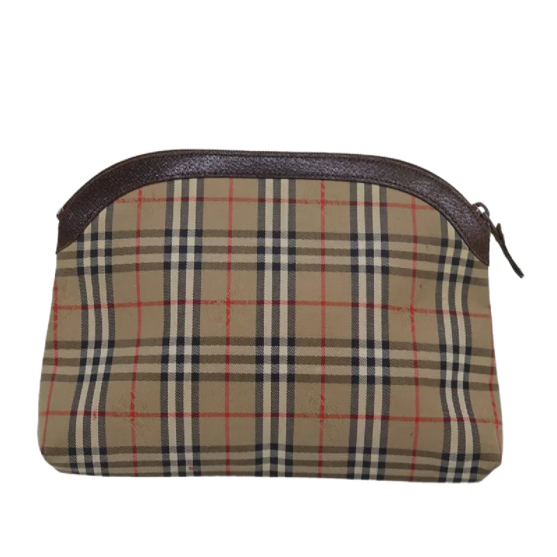 BURBERRY Nova Check Clutch Bag