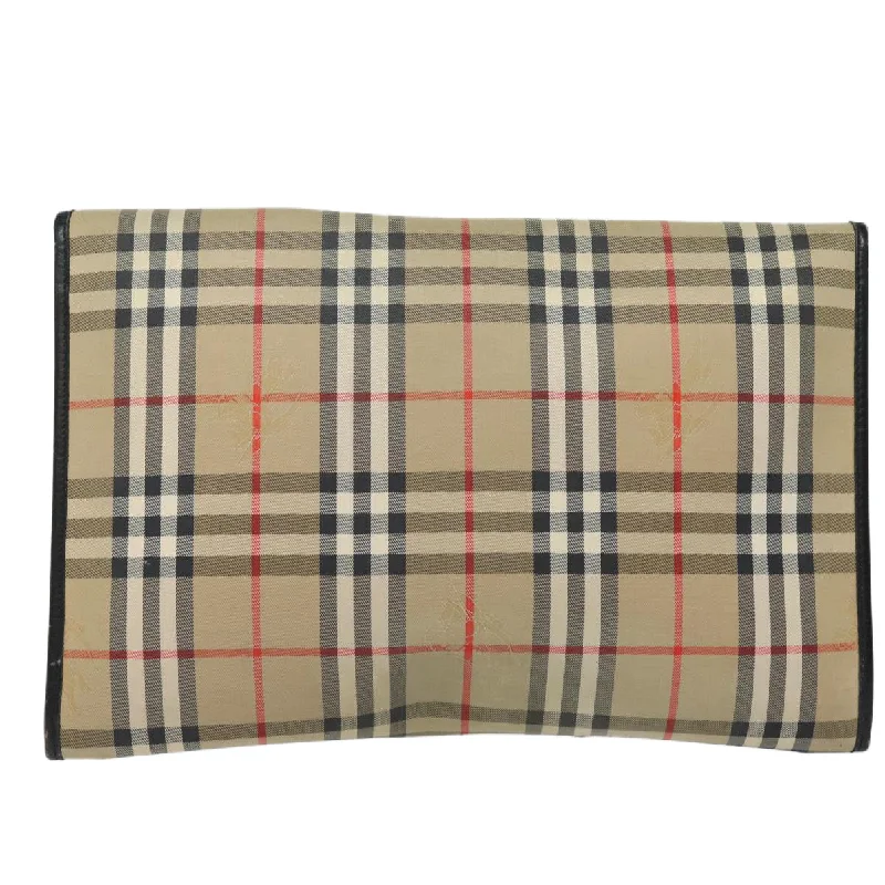 BURBERRY Nova Check Clutch Bag