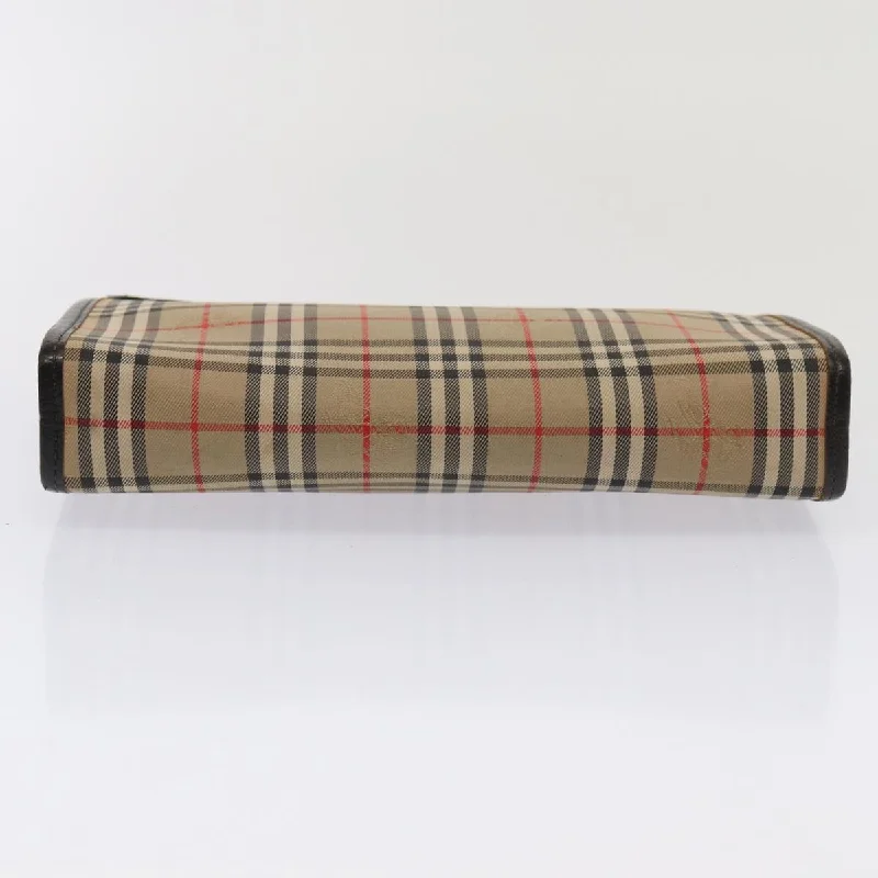 BURBERRY Nova Check Clutch Bag