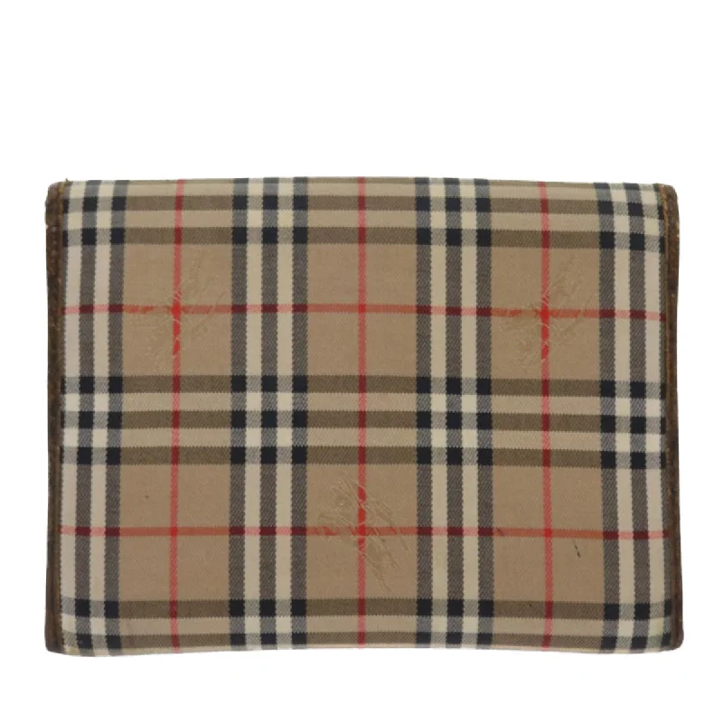 BURBERRY Nova Check Clutch Bag